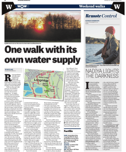 One walk with its own water supply