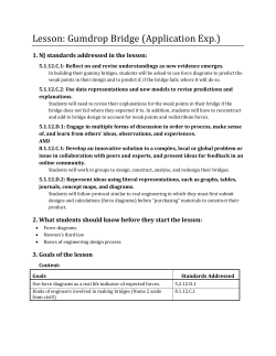 Lesson: Gumdrop Bridge (Application Exp.)