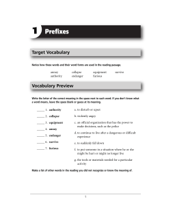 1 Prefixes