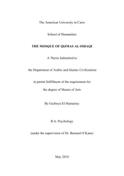 THE MOSQUE OF QIJMAS AL