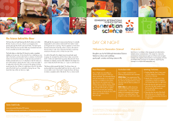 DAY OR NIGHT - Edinburgh International Science Festival