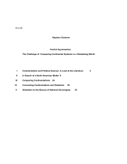 The Challenge of Comparing Continental Systems