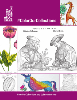 ColorOurCollections - New York Academy of Medicine Library