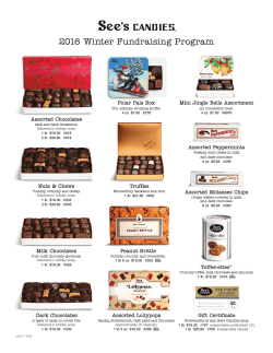 2016 Winter Fundraising Program