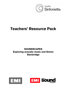 Teachers` Resource Pack