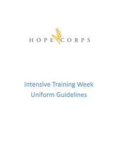 ITW Uniform Guidelines.