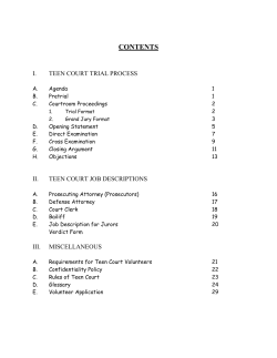 Teen Court Manual