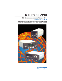 KHF 950/990 - BendixKing