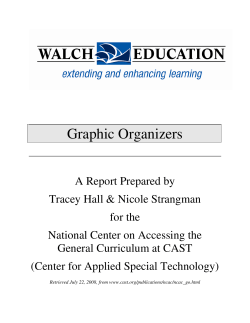 Graphic Organizers - Northern Highlands