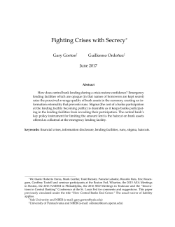 Fighting Crises - University of Pennsylvania