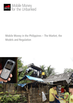 Mobile Money in the Philippines