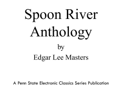 Spoon River Anthology