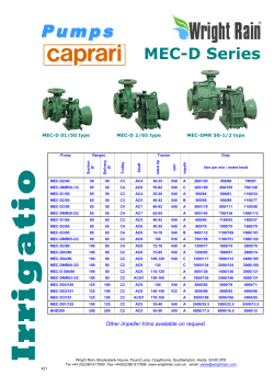 MEC-D Series - Wright Rain Environmental