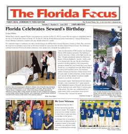 Florida Celebrates Seward`s Birthday