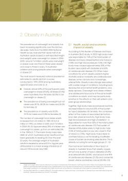 2. Obesity in Australia
