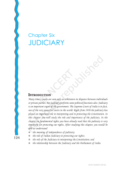 judiciary
