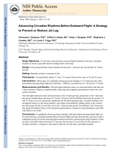 Eastman CI, Gazda CJ, Burgess HJ, Crowley SJ, Fogg LF