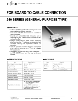FOR BOARD-TO-CABLE CONNECTION