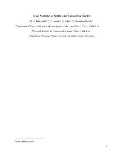 Level Statistics of Stable and Radioactive Nuclei