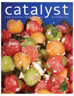 summer 2008 - New Pioneer Food Co-op