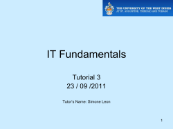 IT Fundamentals