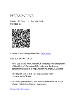 ein nline - HeinOnline