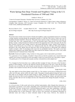 Warm Springs Ran Deep: Friends-and