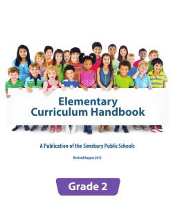 Grade 2 - Simsbury Public Schools