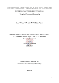 didier_conflict_2017 - Stellenbosch University