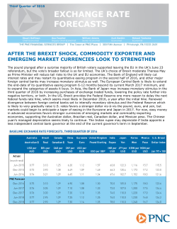 exchange rate forecasts
