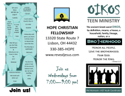 here - Hope Christian Fellowship