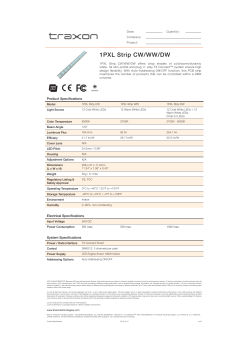 1PXL Strip CW/WW/DW - Traxon Technologies