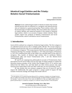 this PDF file - Journal of Analytic Theology