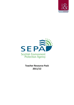 Teacher Resource Pack 2011/12