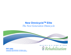 New OmnicycleTM Elite The Next Generation Omnicycle