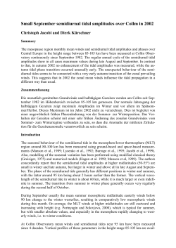 Small September semidiurnal tidal amplitudes over Collm in 2002