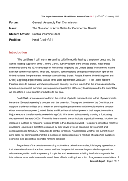 Introduction - THIMUN Qatar