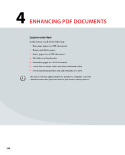 Adobe Acrobat XI Classroom in a Book