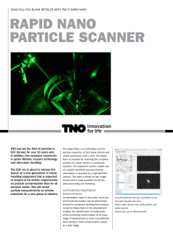Rapid Nano Particle scanner