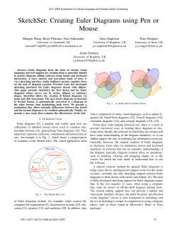 SketchSet: Creating Euler Diagrams using Pen or Mouse