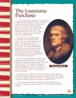 The Louisiana Purchase