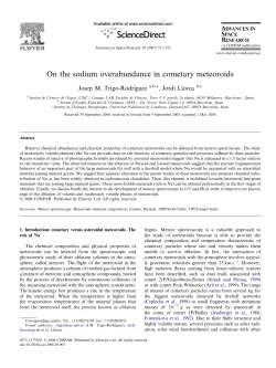 On the sodium overabundance in cometary meteoroids