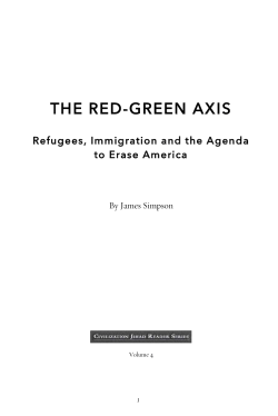 The Red-Green Axis - Center for Security Policy