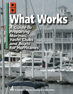 A Guide to Marinas, Yacht Clubs and Boats for Hurricanes