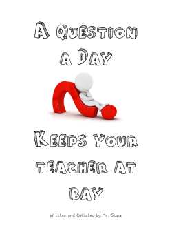 GCSE Maths - A Question a Day Grade C