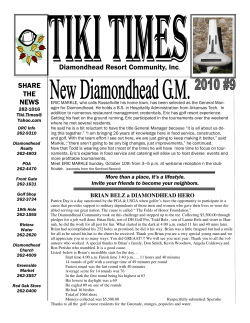 Tiki Times 9 dh-2010 - Diamondhead Resort Community