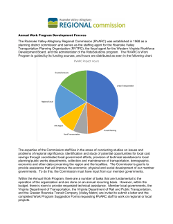 The Roanoke Valley-Alleghany Regional Commission (RVARC