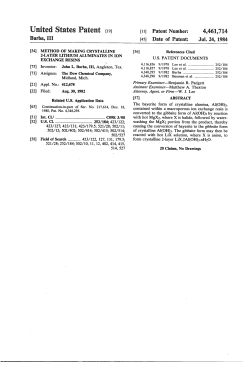 Method of making crystalline 2-layer lithium aluminates in ion