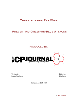 Threats Inside The Wire Preventing Green-on