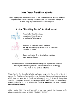 How Your Fertility Works - Natural Family Planning Teachers